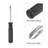 sourcing map Mini Phillips Screwdriver, 4.0mm Cross Head with Black Handle for Small Appliances, 2 Pcs
