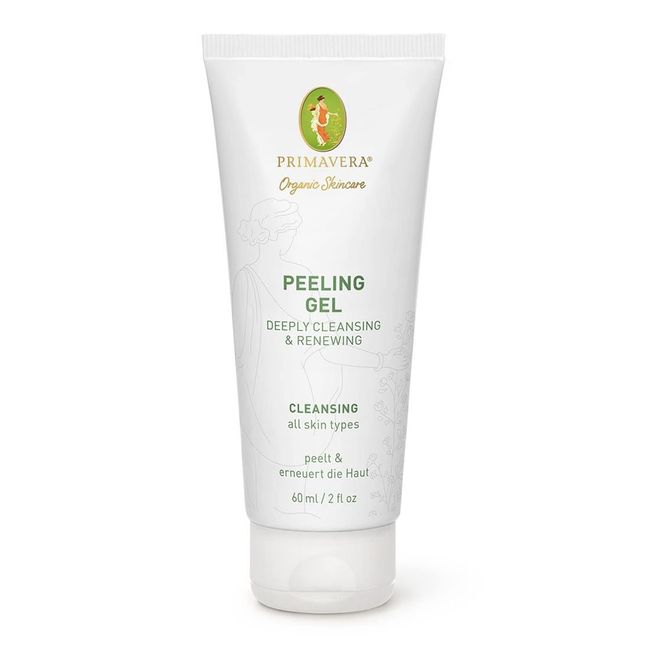 PRIMAVERA Peeling Gel - Deeply Cleansing & Renewing 60 ml - Naturkosmetik - Peeling für jede Haut - peelt und erneuert die Haut - vegan