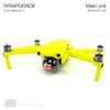 Wrapgrade Main Unit Skin Compatible with DJI Mavic Air 2 (NEON YELLOW)