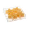 100% Bienenwachs Teelichte Stern 4er-Pack