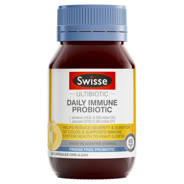 Swisse Ultibiotic Daily Immune Probiotic 30 Capsules Immunity Health Fridge Free