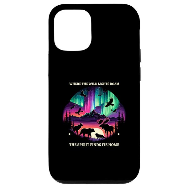 iPhone 15 Polar Light Aurora Chaser Alaska Wilderness Aurora Smartphone Case