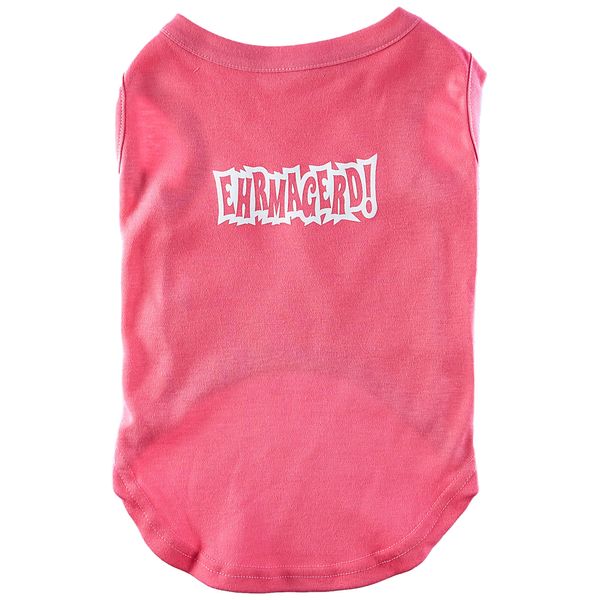 Mirage Pet Products Ehrmagerd Screen Print Shirt Light Pink XXL (18)