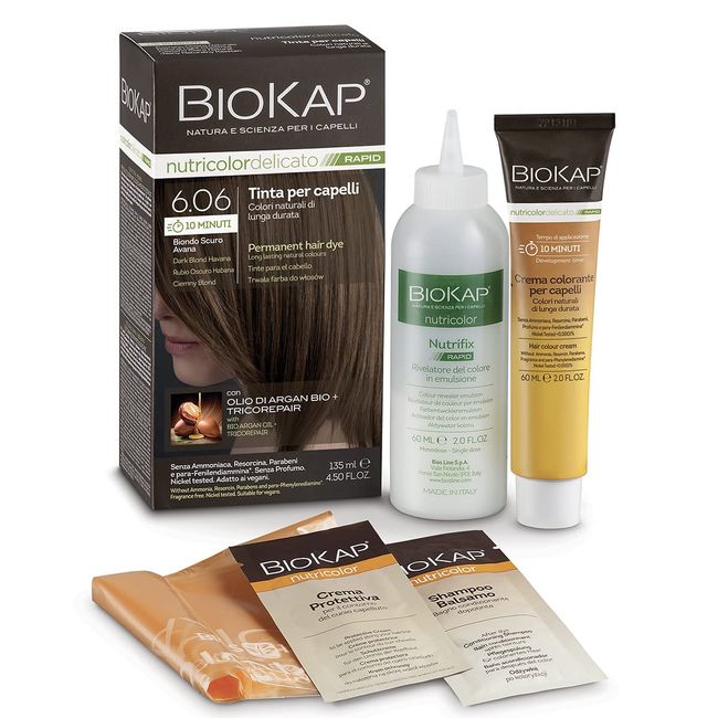 Biokap 6.06 Nutricolor Delicato Rapid Saç Boyası 135 ml