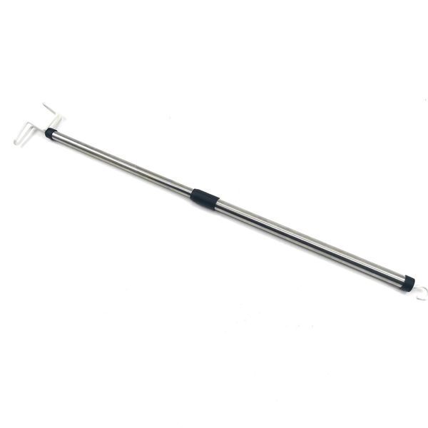 TOPFENG 26 Inches Long Dressing Stick, Fully Adjustable Dressing Aid for Shirts, Shoes and Socks, Stainless Steel Material