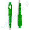 SatelliteSale Digital SC/APC Simplex SC Fiber Optic White Patch Cord 6 feet