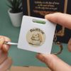 Azeeda 'Bedtime Bunny Rabbit Sleeping' Keyring Tape Measure/Spirit Level Tool (KM00043063)