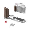 SmallRig 4735 FUJIFILM X-T50 Camera Handle Wood L-Handle (Silver)
