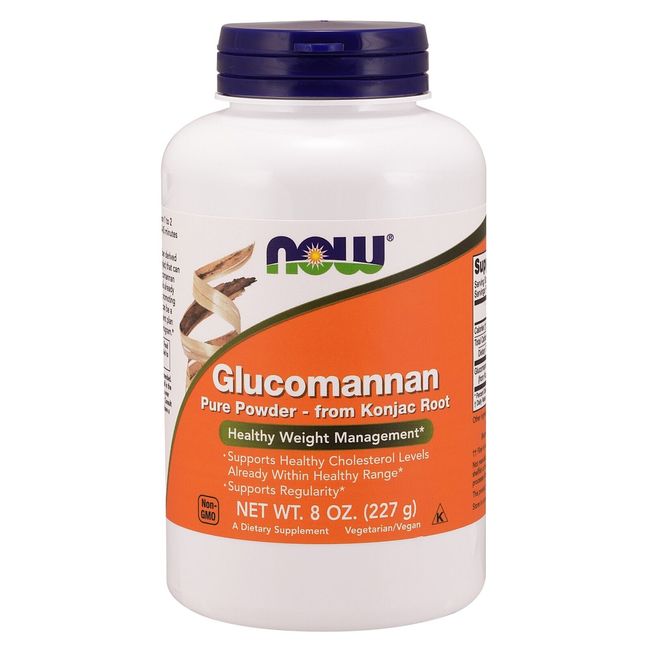 NOW Foods Glucomannan Pure Powder, 8 oz.