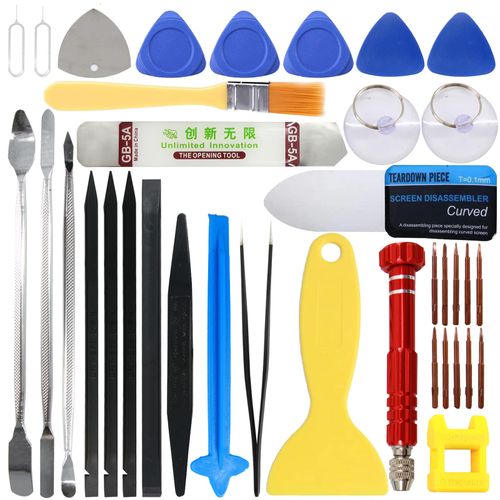 Goosom Repair Tool Mobile Phone Repair Tool for Smartphones, iPhones, Android/Repair Laptops, iPads, Cell Phones, Curved Screens, Disassembly, Repair, Replacement Tool Kit