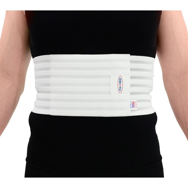 ITA-MED Breathable Elastic Rib Support Belt/Wrap for Men, Provides Support & Compression, Made In USA, 2XL