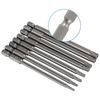 8PCS Torx & Hex Security Bit Set - Magnetic Screwdriver Tips Professional