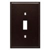 (5 Pack) Single Switch Wall Plate - Cocoa Bronze