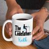 Personalized The Codefather Coffee Mug with Name, Web Development Tea Cup, Computer Science Mug, Custom Coder Gift for Graduation, Birthday, Python Developer Mug, White Ceramic Cup 11oz or 15oz