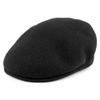 Jaxon & James Classic Wool Flat Cap - Black Large