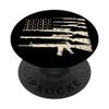 Guns USA Flag American Flag Rifles Weapons 2 Amendment PopSockets Swappable PopGrip