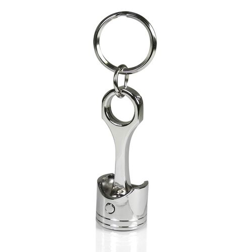 iPick Image Made for Dodge Viper Chrome Finish Engine Piston and Rod Metal Key Chain