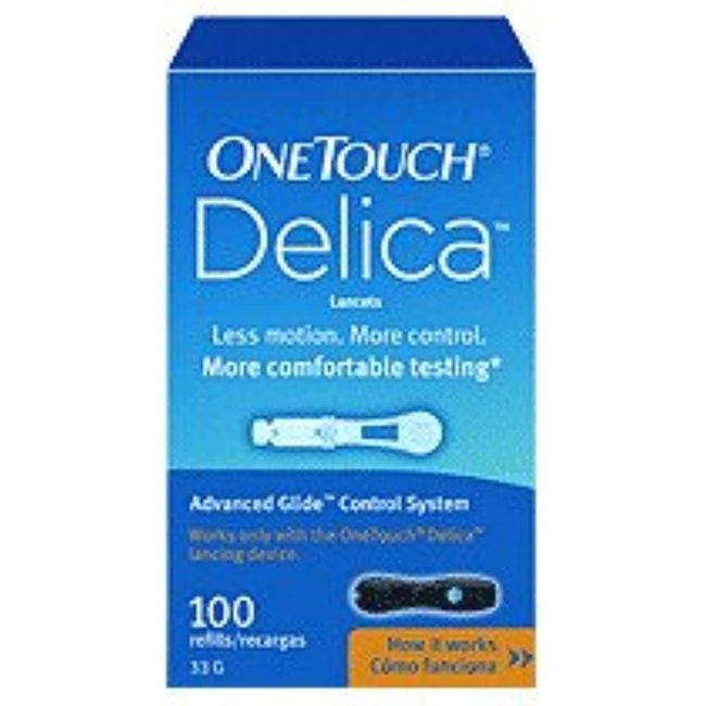 70022136IBX - OneTouch Delica Lancet 33G (100 count)