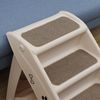 4 Non-slip Steps Dog Ladder Support Frame for High Bed Foldable Pet Stairs