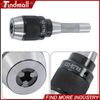Findmall High Precision Keyless 1/32" - 1/2" Drill Chuck with R8 Integral Shank