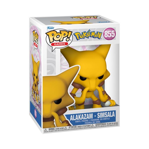 Funko Pop! Games: Pokemon - Alakazam - Collectible Vinyl Figure - Gift Idea - Official Merchandise - Toys for Kids & Adults - Video Games Fans - Doll for Collectors