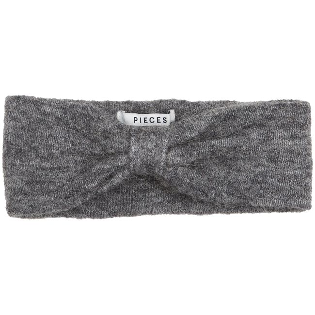 PIECES Women's Pcjosefine Wool Headband Noos, Grey (Medium Grey Melange Medium Grey Melange), One Size