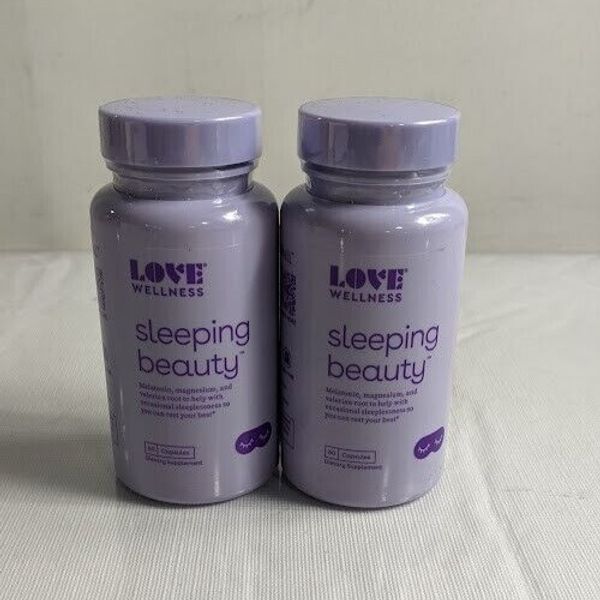 2 pack Love Wellness Sleeping Vegan Beauty Natural Sleep Aid for Longer Sleep