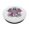 Elephant Earmuffs Funny Winter Winter Design Cute PopSockets Swappable PopGrip
