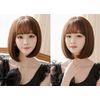 morningplace Neat Bob Wig with Net, Smooth, Straight (Light Brown)