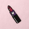 Glitter Lipstick Embroidered Applique Iron On Sew On Patch
