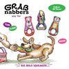 FUZZU Grab Nabbers Dog Toy with Squeaker (Earl The Squirrel)
