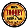 TOOHEY beer and ale cerveza wall clock