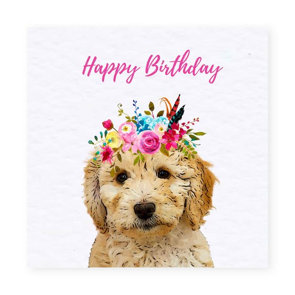 Cockapoo Birthday Card - Cockapoo Lover Gift