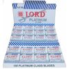 100 Lord Platinum double edge razor blades