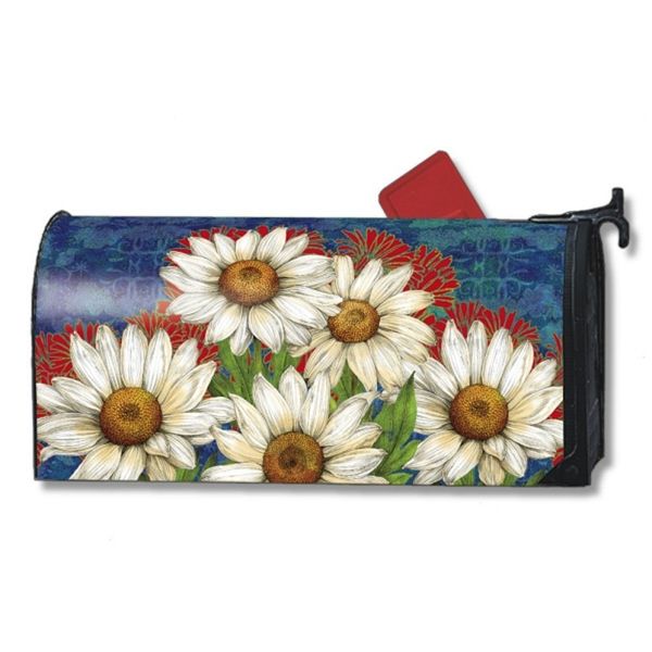 MailWraps Designer Daisies Mailbox Cover #02028