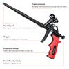 Foam Gun, Preciva Professional Foaming Gun Heavy Duty PU Expanding Foam Gun Spray Application Applicator Caulking Gun (Red)