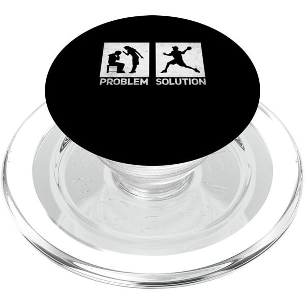 Dodgeball Solution Dodge Ball Game Handball PopSockets PopGrip for MagSafe