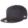 New era Blank Heather Navy 59Fifty Basecap - 7 1/4-58cm (L)
