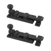 Black Wrought Iron Slide Bolt 3.5" Wide Rustproof Finish Renovators Supply