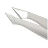 REMOS Combination Tweezers Stainless Steel 9.5cm - for splinters & Hair - Satin