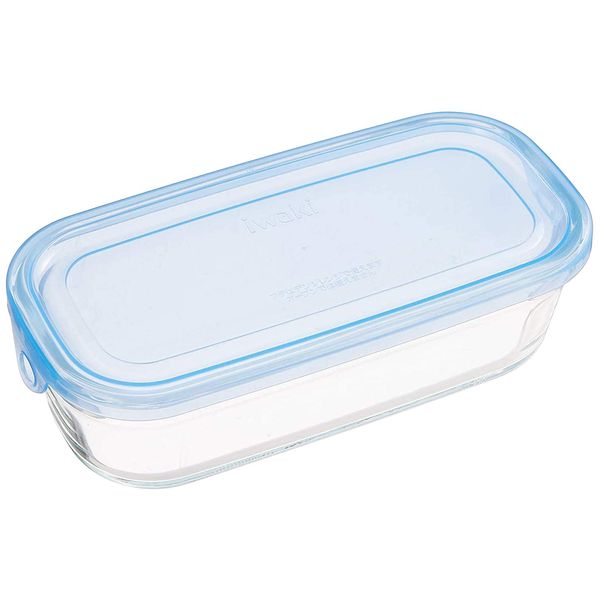 Iwaki KB3246-BLN Pack & Range Microwave-safe Container, Aqua Blue, Square