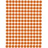 Royal Green Dot Sticker 8mm (0.8 cm) Color Coding Labels in Orange - 2520 Pack