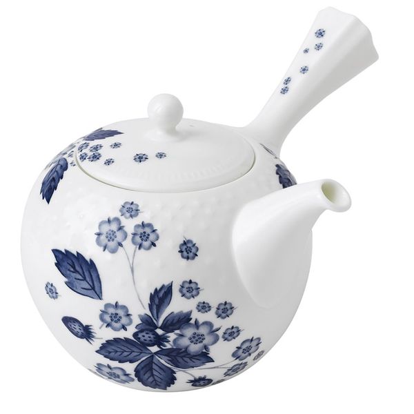 Wedgwood Strawberry Bloom Indigo Japanese Teapot Wedding Gift Present 40000820