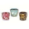 Mark Feldstein Nordic Glass Canister w/LED String Lights
