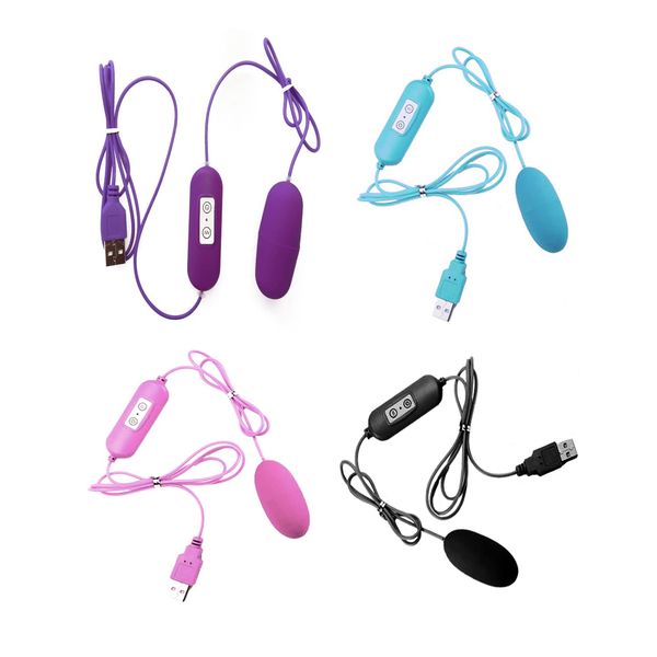 10 Mode USB Powered Vibrating Egg (Purple)