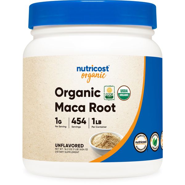 Nutricost Organic Maca Root Powder (1 LB)