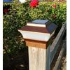 RELIGHTABLE Solar Square Outdoor Post Cap Deck Lights for 4x4 (Copper) (18-Pack)