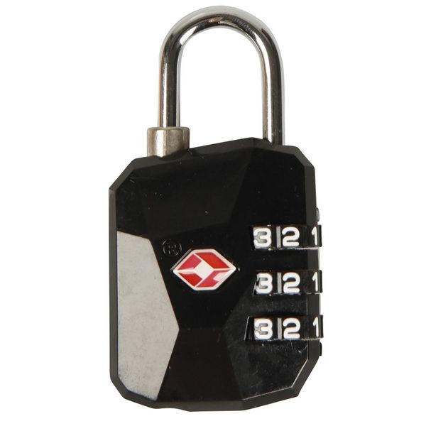 Cogex 80744 Code TSA Padlock 35 mm, Black