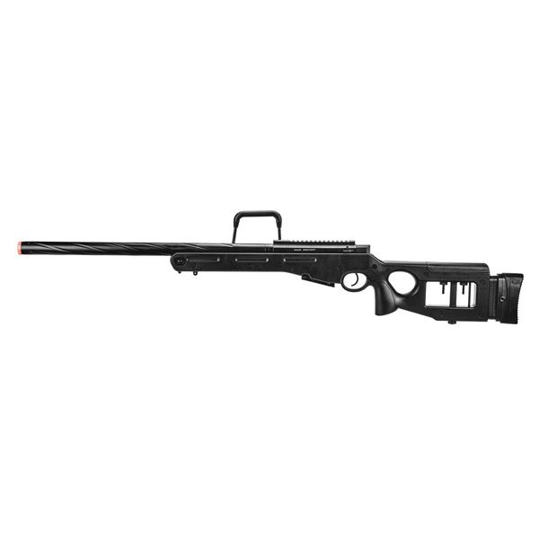 MB4420 Bolt Action Airsoft Sniper Rifle (Black)-WellFire