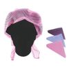 Tredoni 50x35 Triangular Hair Setting Net - Universal Size Curler Rolls Holder Drying Net, Multi-Color (1 pcs)